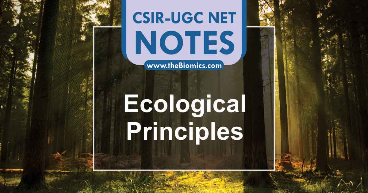 Notes in Ecological Principles